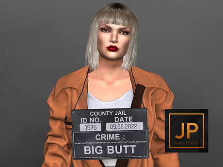 Second Life Marketplace - 23.[Since1975] Jail Look- Mugshot / Big Butt